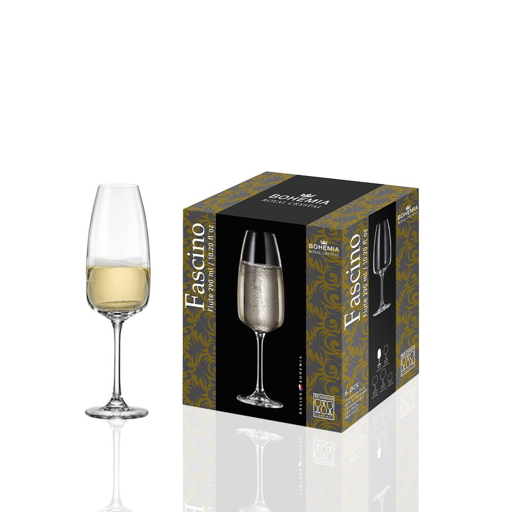 Bộ 6 ly Champagne Fascino 290ml
