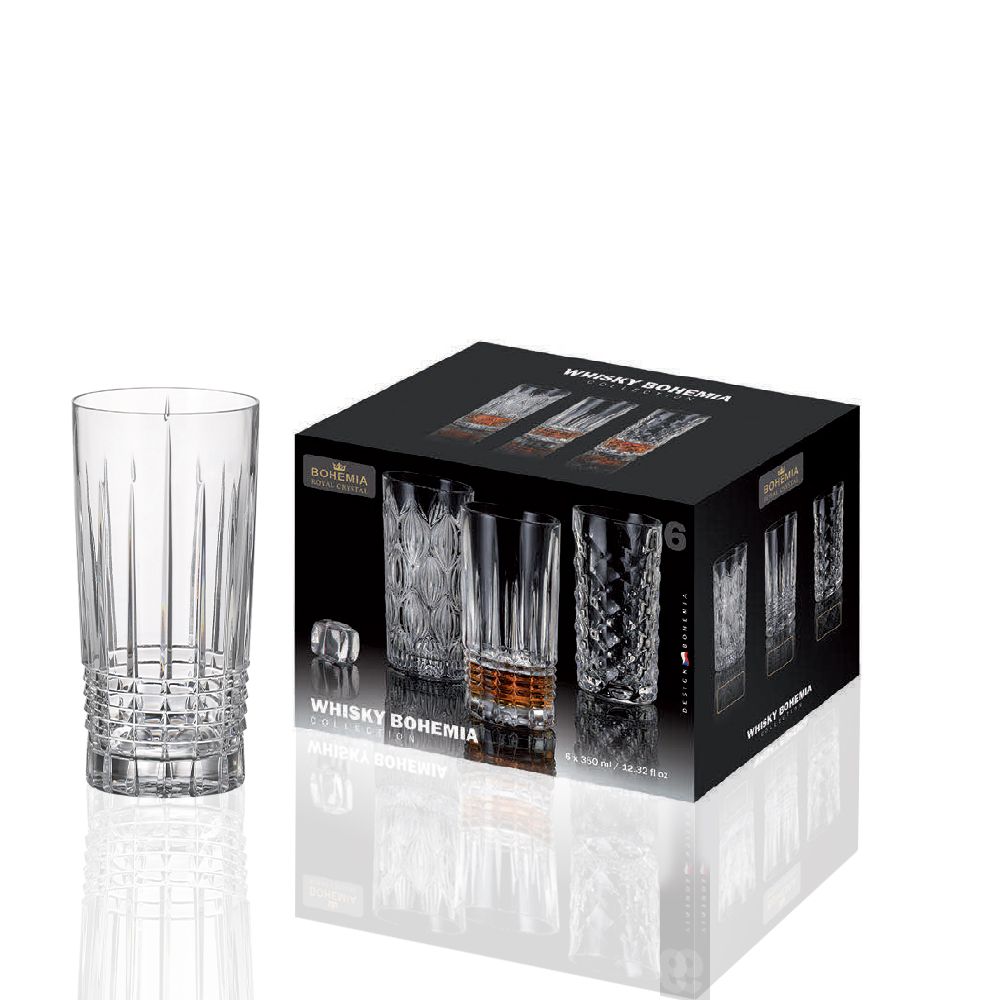 Bộ 6 ly whisky Pinna 330 ml HB